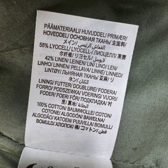 Boden Hardwicke Jacket Leopard Green Linen Blend 6 - Picture 8 of 11